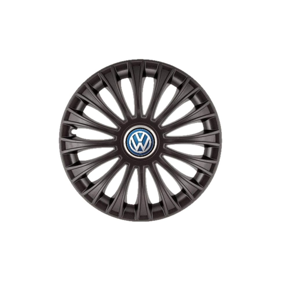 Set 4 capace roti 16 inchi (R16) Dino Negru, Compatibil Cu Volkswagen