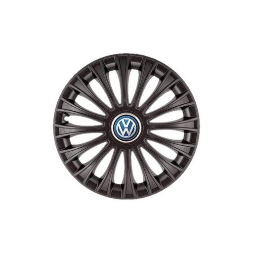 Set 4 capace roti 16 inchi (R16) Dino Negru, Compatibil Cu Volkswagen