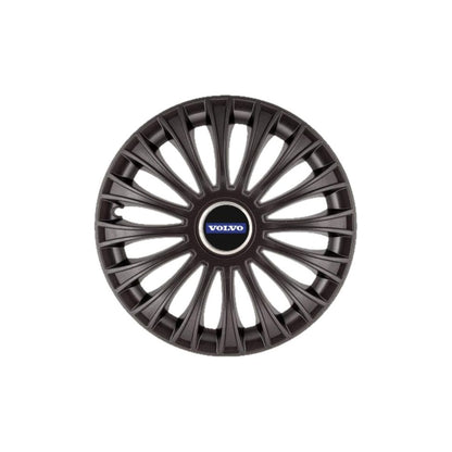 Set 4 capace roti 16 inchi (R16) Dino Negru, Compatibil Cu Volvo
