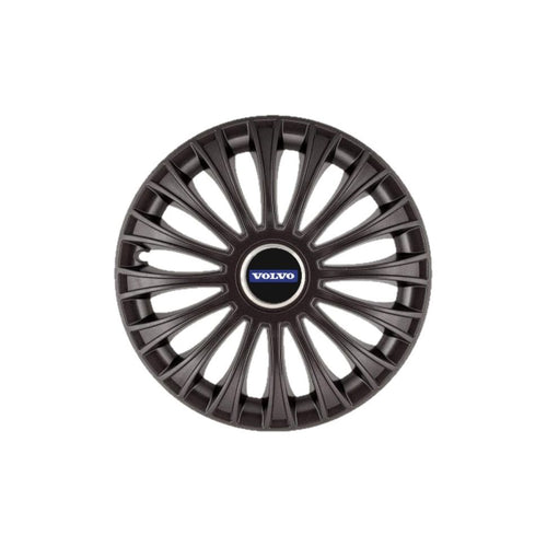 Set 4 capace roti 16 inchi (R16) Dino Negru, Compatibil Cu Volvo