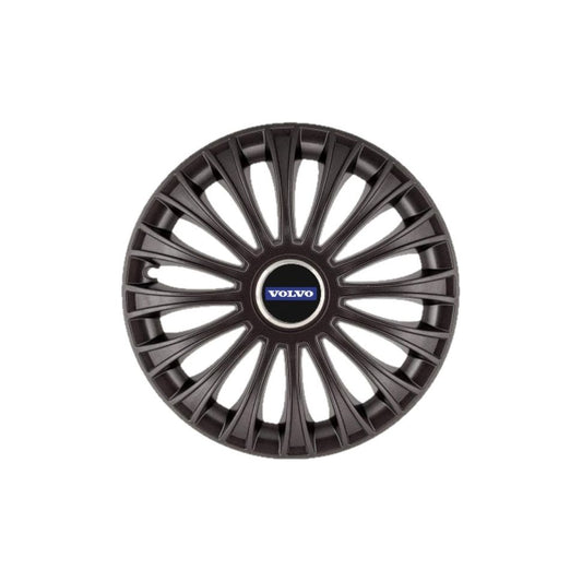 Set 4 capace roti 16 inchi (R16) Dino Negru, Compatibil Cu Volvo