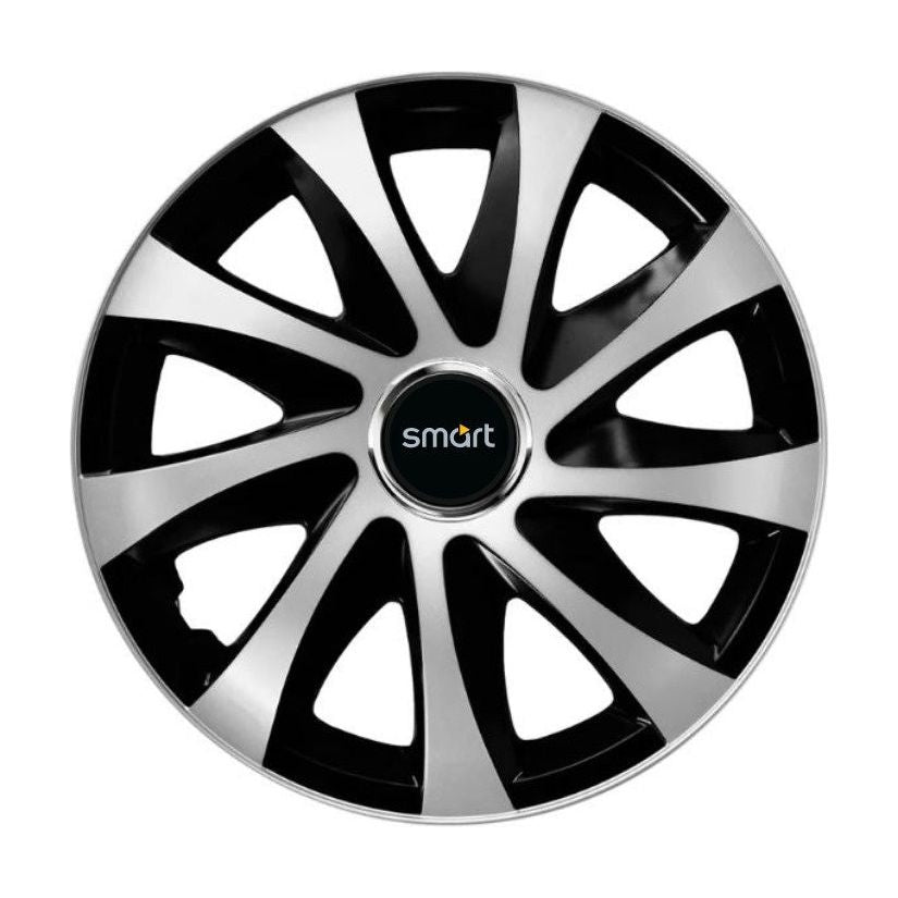 4 db-os Drift extra dísztárcsák szürke-fekete R14 Smart kompatibilis