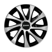 Set 4 capace roti Drift exrta Gri-Negru R15 Compatibil Cu Daewoo