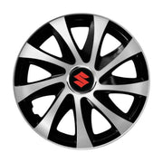 Set 4 capace roti Drift exrta Gri-Negru R16 Compatibil Cu Suzuki