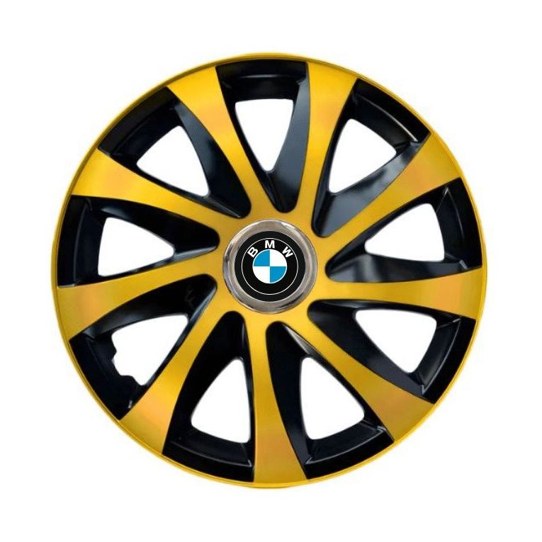 Set 4 capace roti Drift extra gold R15 pentru gama auto BMW