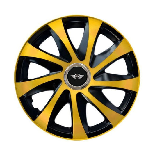 Set 4 capace roti Drift extra gold R15 Compatibil Cu Mini Cooper