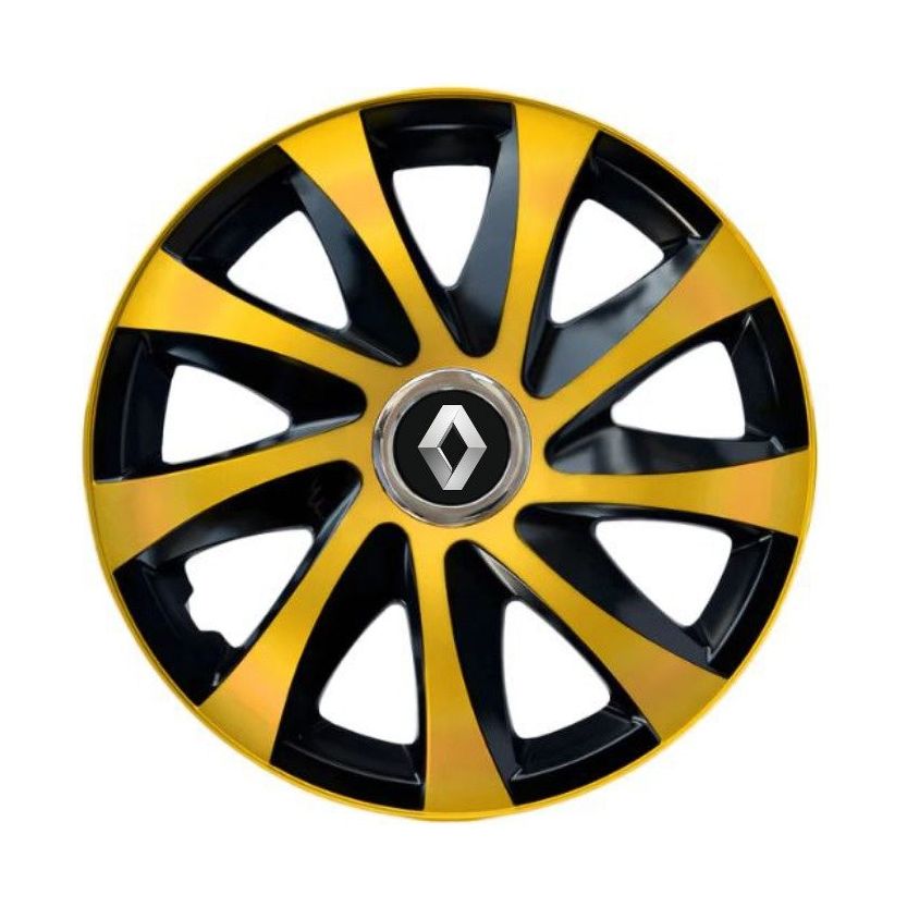 Set 4 capace roti Drift extra gold R15 Compatibil Cu Renault