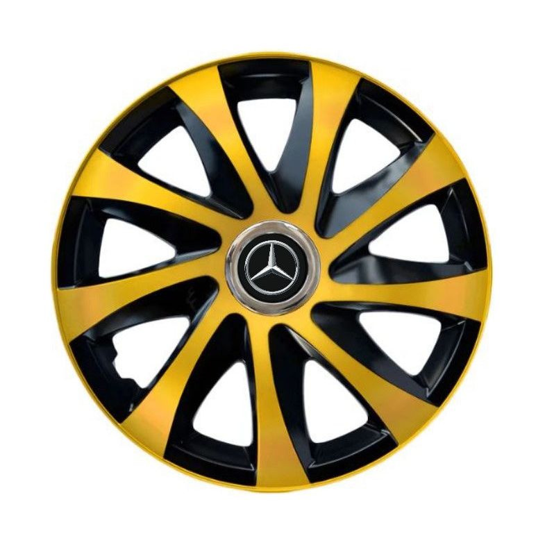 Set 4 capace roti Drift extra gold R16 pentru gama auto Mercedes-Benz