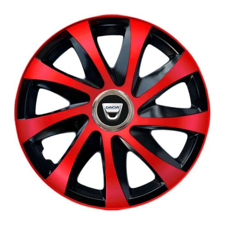 Комплект 4 таса Drift extra red R15 за модели Dacia