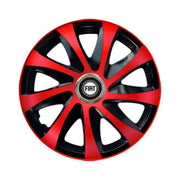Set 4 capace roti Drift extra red R15 pentru gama Fiat