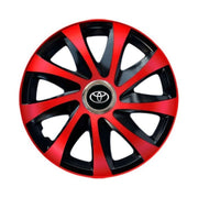 Set 4 capace roti Drift extra red R15 pentru gama Toyota