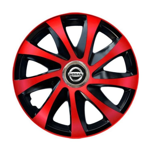 Set 4 capace roti Drift extra red R16 pentru gama Nissan