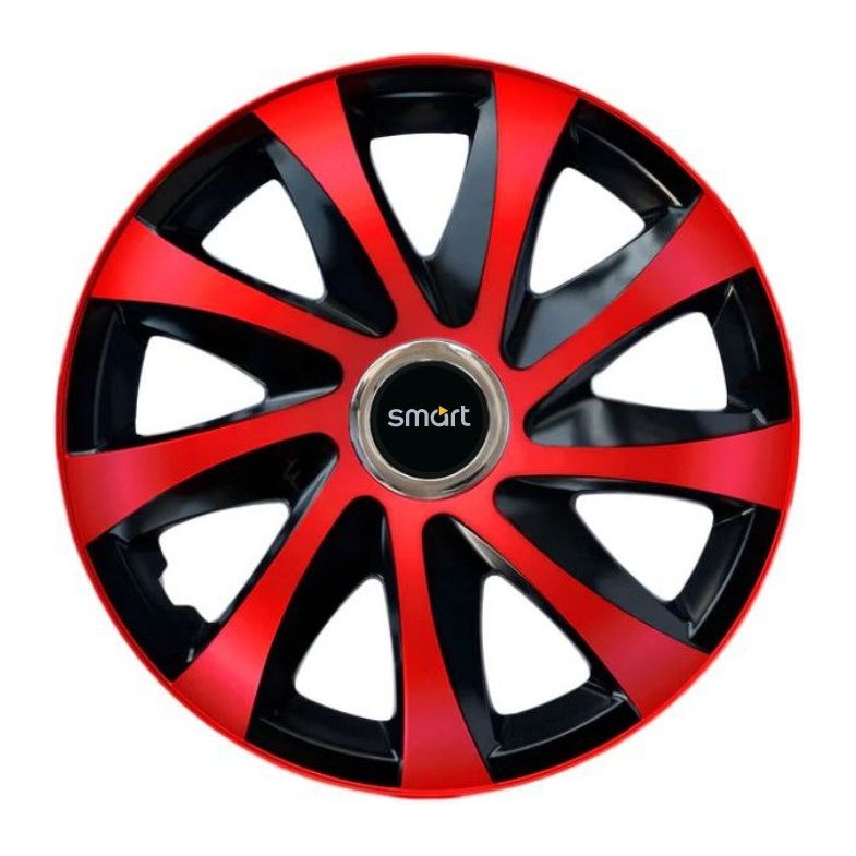4 darabos Drift extra piros R16 dísztárcsa szett Smart sorozathoz