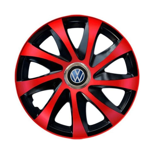 Set 4 capace roti Drift extra red R16 pentru gama VW