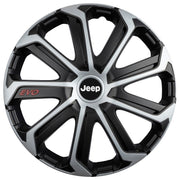 Set 4 Capace Roti Evo Gri-Negru R14, Pentru JEEP