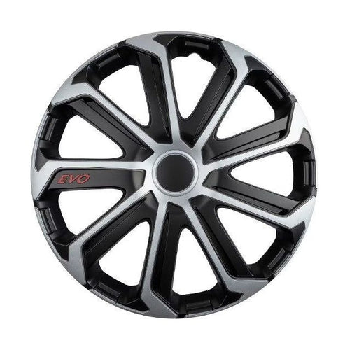 Set 4 Capace Roti Evo Gri-Negru R14