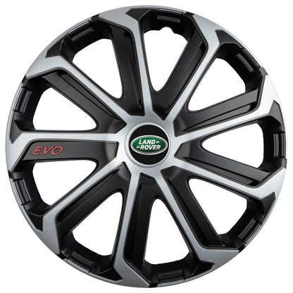 4 db-os Evo szürke-fekete R15 kerékszett LAND ROVER-hez
