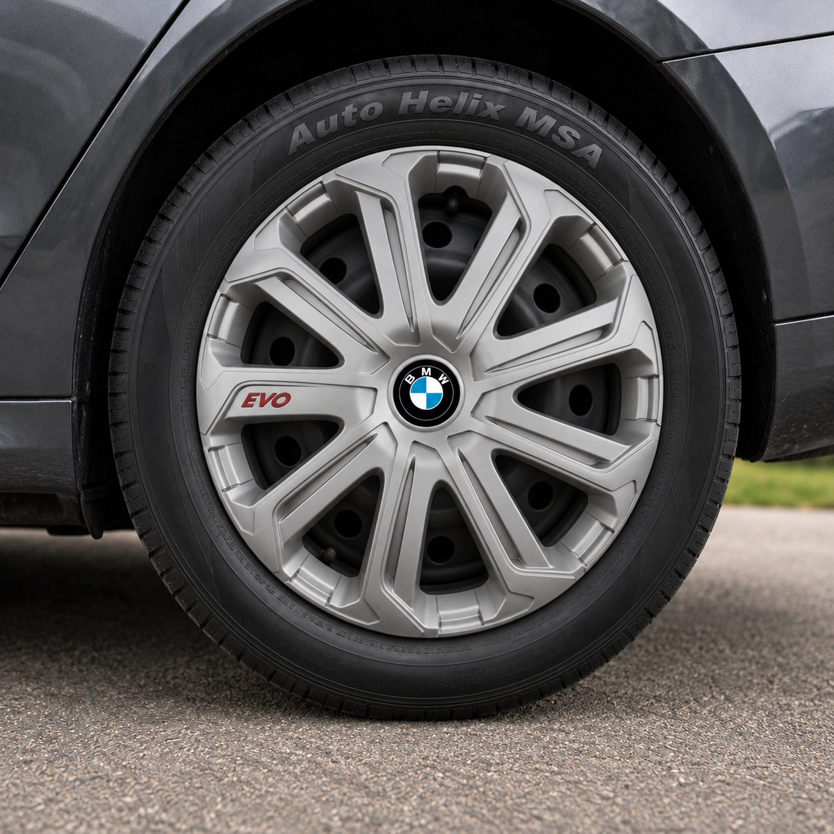 Set 4 Capace Roti Evo Gri R14, Pentru BMW