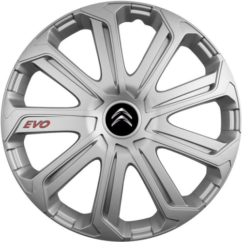 4 db-os Evo szürke kerékszett R14-hez, Citroënhez