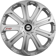Set 4 Capace Roti Evo Gri R14, Pentru Fiat