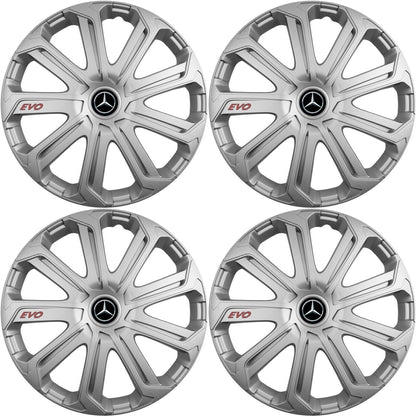Set 4 Capace Roti Evo Gri R14, Pentru Mercedes