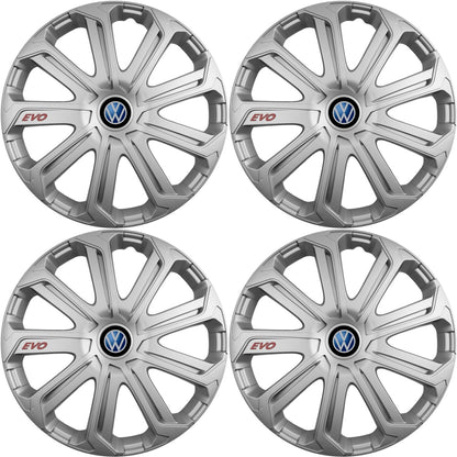 Set 4 Capace Roti Evo Gri R14, Pentru Volkswagen