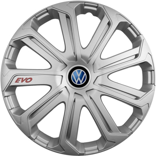 Set 4 Capace Roti Evo Gri R14, Pentru Volkswagen