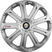 Set 4 Capace Roti Evo Gri R15, Pentru Alfa Romeo
