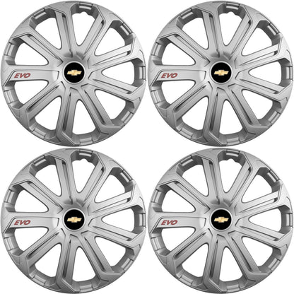 Set 4 Capace Roti Evo Gri R15, Pentru Chevrolet