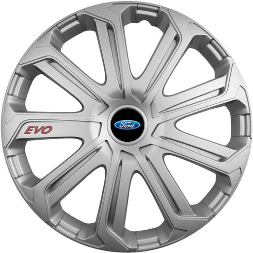 Set 4 Capace Roti Evo Gri R15, Pentru Ford