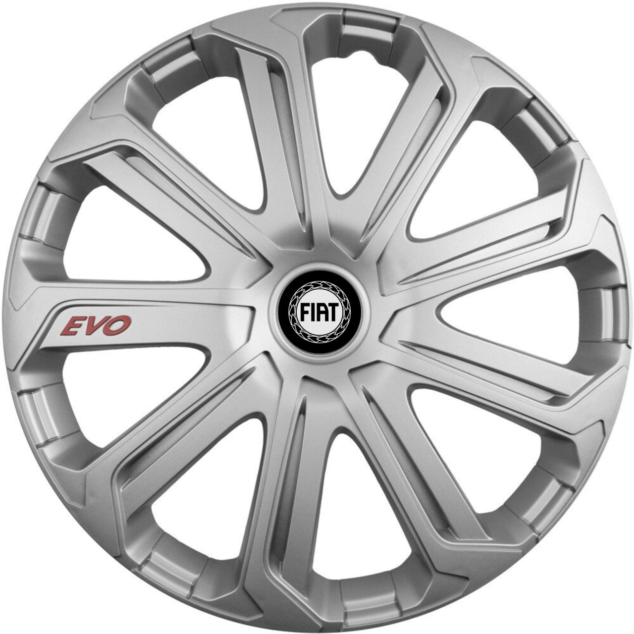 Set 4 Capace Roti Evo Gri R16, Pentru Fiat