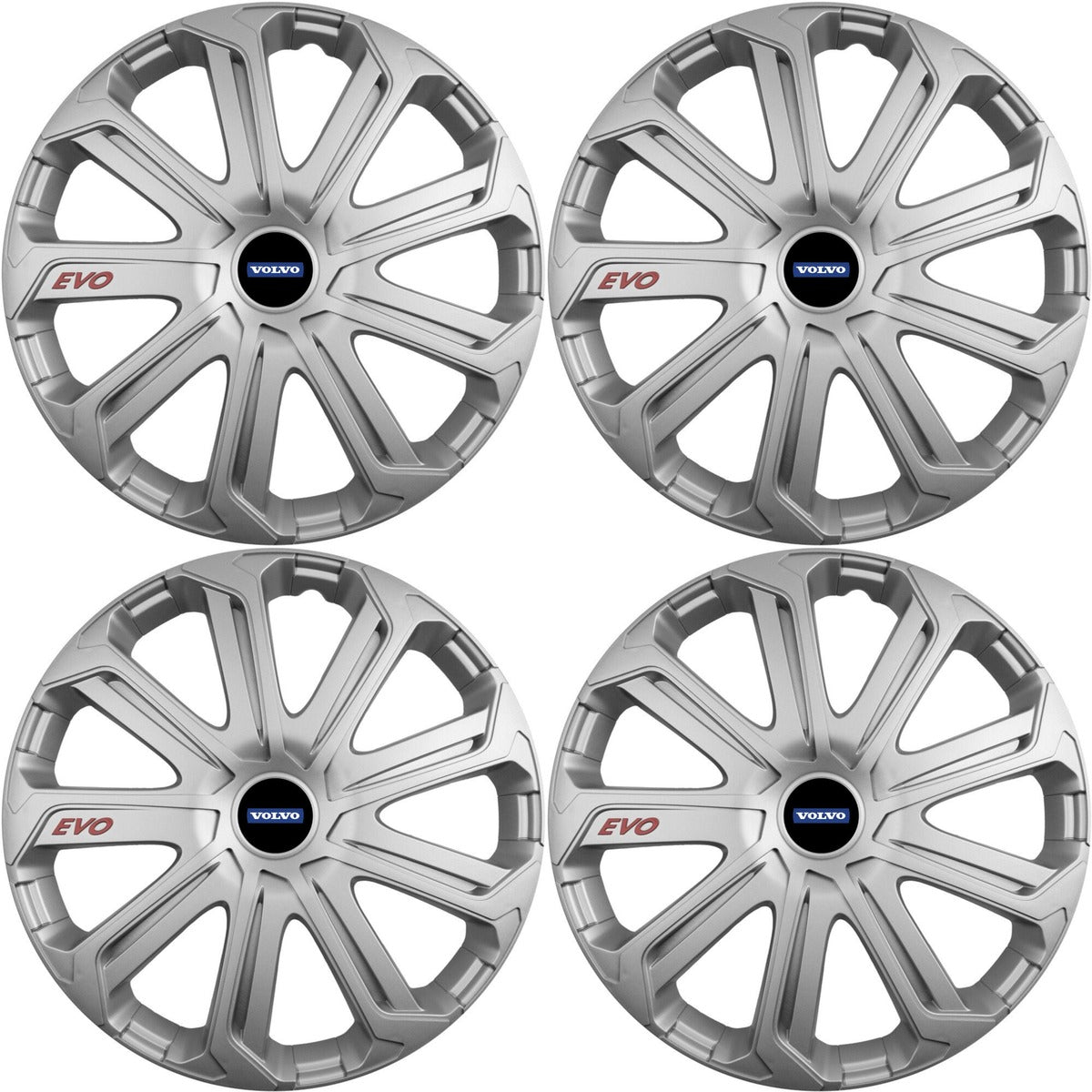 Set 4 Capace Roti Evo Gri R16, Pentru Volvo