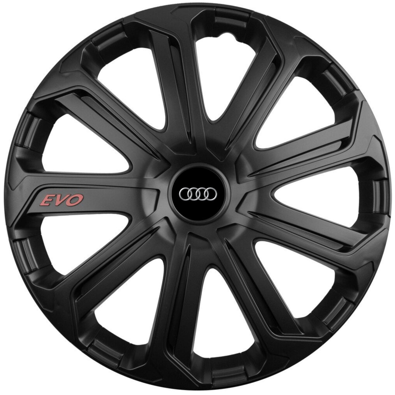 Set 4 Capace Roti Evo Negru R15, Pentru Audi