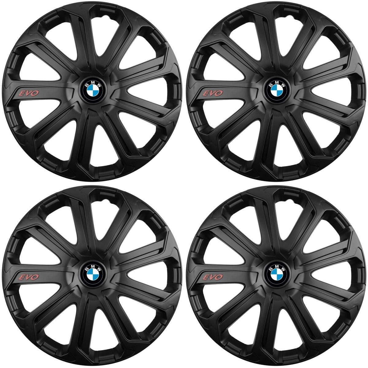 Set 4 Capace Roti Evo Negru R16, Pentru BMW