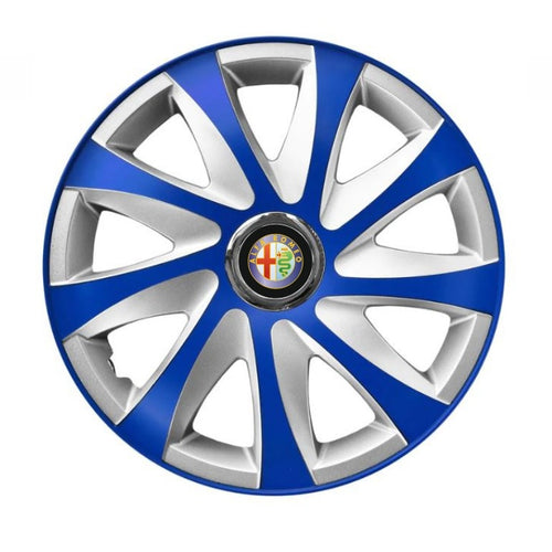Set 4 capace roti Extra drift Blue R15 Compatibil Cu Alfa Romeo