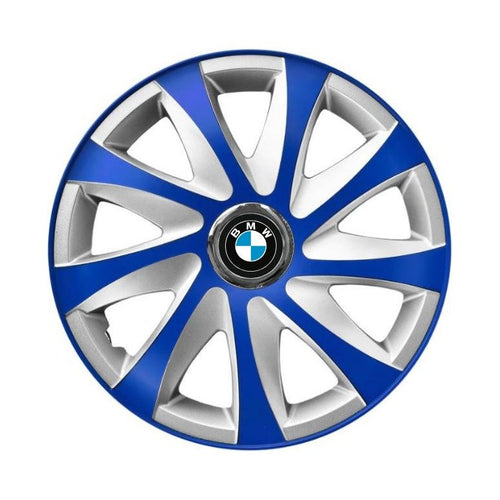 Set 4 capace roti Extra drift Blue R15 Compatibil Cu BMW