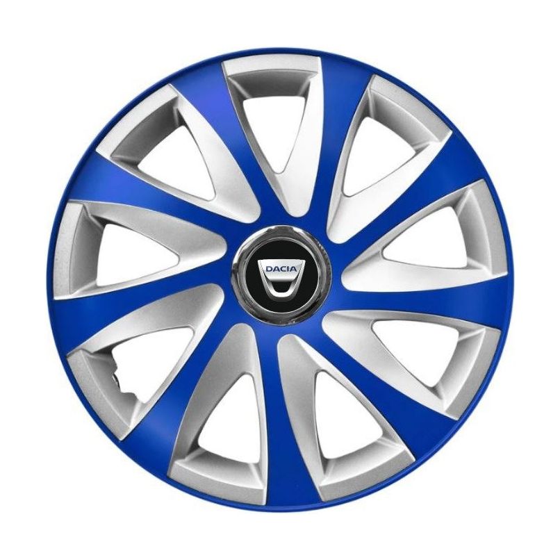 4 db-os dísztárcsa szett Extra drift kék R15 Dacia kompatibilis