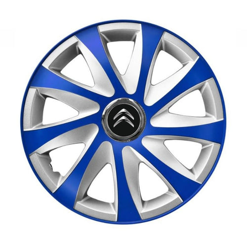 Set 4 capace roti Extra drift Blue R16 Compatibil Cu Citroen