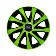 Set 4 capace roti Extra drift green R13 Compatibil Cu Audi