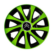 Set 4 capace roti Extra drift green R13 Compatibil Cu Citroen