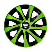 Set 4 capace roti Extra drift green R13 Compatibil Cu Dacia