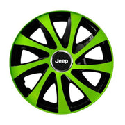 Set 4 capace roti extra drift green R13 Compatibil Cu Jeep