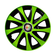 Set 4 capace roti Extra drift green R15 Compatibil Cu Alfa Romeo