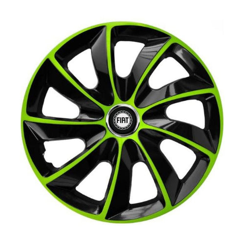 Set 4 capace roti Extra Stig Green R14 Compatibil Cu Fiat