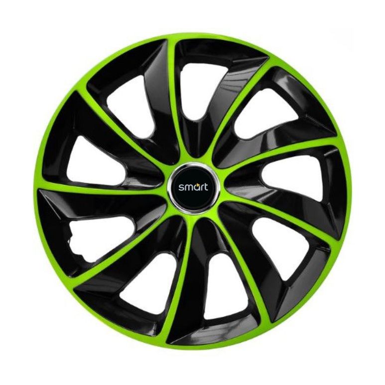 Комплект 4 таса Extra Stig Green R14, съвместими със Smart