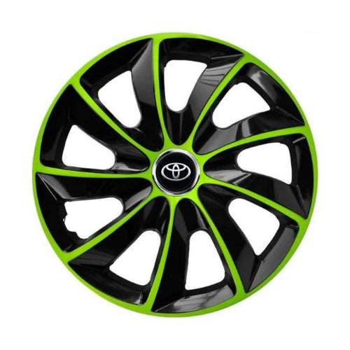 Set 4 capace roti Extra Stig Green R14 Compatibil Cu Toyota