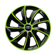 Set 4 capace roti Extra Stig Green R14 Compatibil Cu Toyota