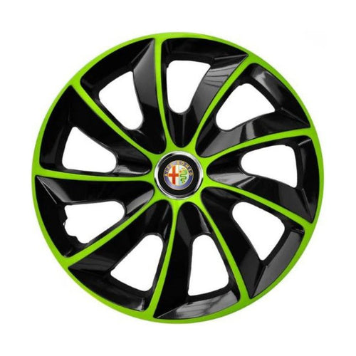 Set 4 capace roti Extra Stig Green R15 Compatibil Cu Alfa Romeo