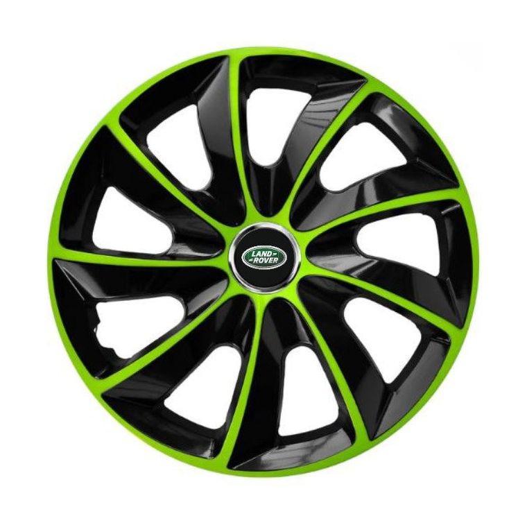 Set 4 capace roti Extra Stig Green R15 Compatibil Cu Land Rover