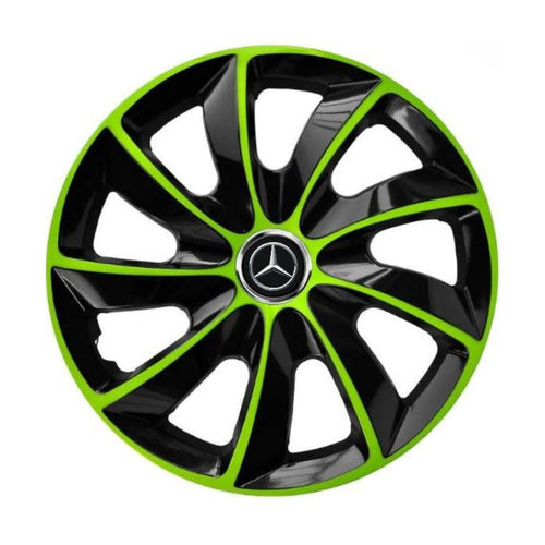 Set 4 capace roti Extra Stig Green R15 Compatibil Cu Mercedes-Benz